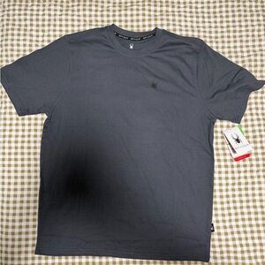 Spyder Men's Dark Gray Short Sleeve Tee